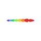 ToyJoy Rainbow Heart Anal Beads