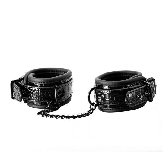 Blaze Luxury Fetish Ankle Cuffs Black