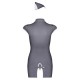 Obsessive Grey Stewardess Costume