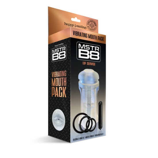 Happy Ending MSTR B8 Lip Service Vibrating Mouth Pack