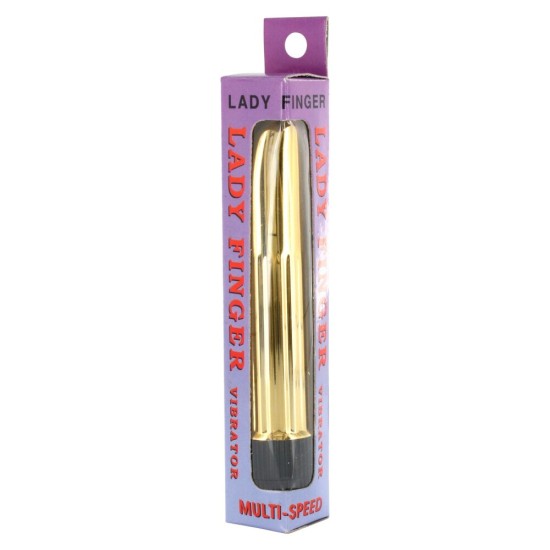 Lady Finger Mini Vibrator Gold