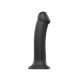 Strap On Me Silicone Dual Density Bendable Dildo Large Black