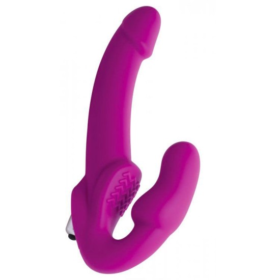 XR Evoke Vibrating Strapless Silicone Strapon Dildo