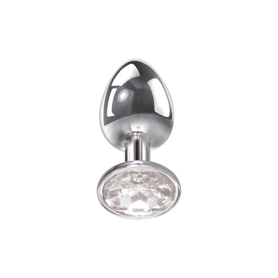 Adam And Eve Clear Gem Anal Plug Large