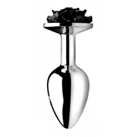 XR Booty Sparks Black Rose Anal Plug Medium