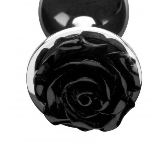 XR Booty Sparks Black Rose Anal Plug Medium