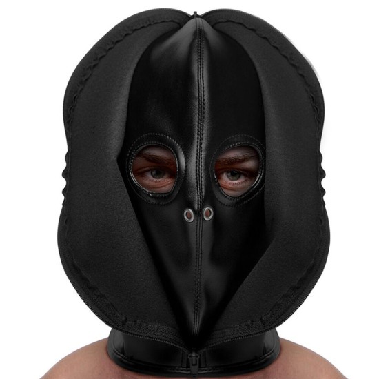 XR Strict Zip Front Bondage Hood