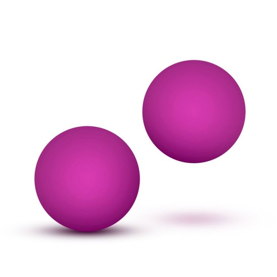 Luxe Pink Double O Kegel Balls Weighted 1.3 Ounce