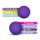 Luxe Purple Double O Kegel Balls Weighted 0.8 Ounce