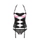 Passion Praline Black And Pink Corset