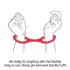 Quickie Cuffs Large Red Ankle Or Wrist Cuffs