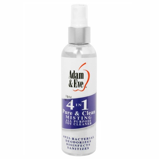 Adam And Eve 4 In 1 Pure And Clean Misting Toy Cleaner