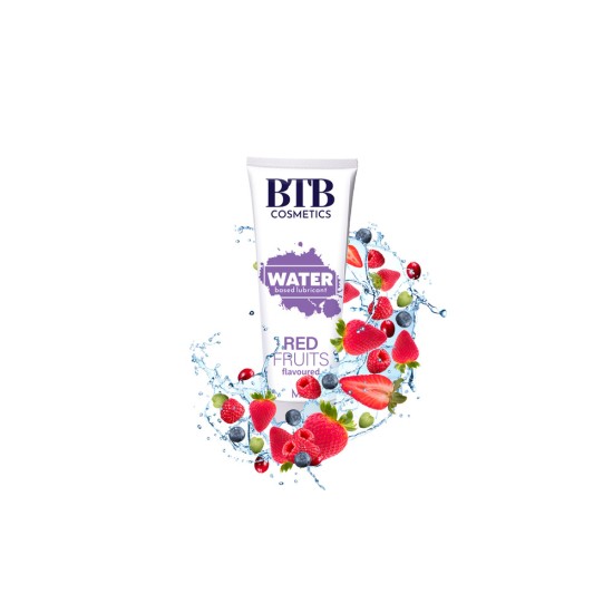 BTB Red Fruits Flavoured Water Based Lubricant 100ml