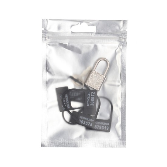 Man Cage Black Spare Locks x5