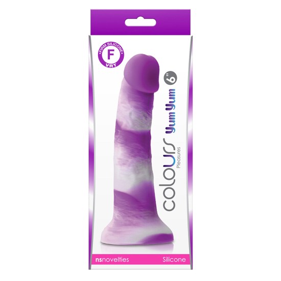 Colours Yum Yum 6 Inch Dildo Purple