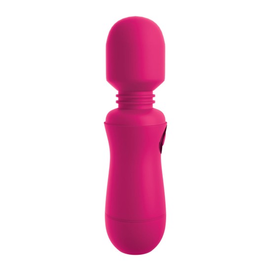 OMG Silicone Rechargeable Wand Pink