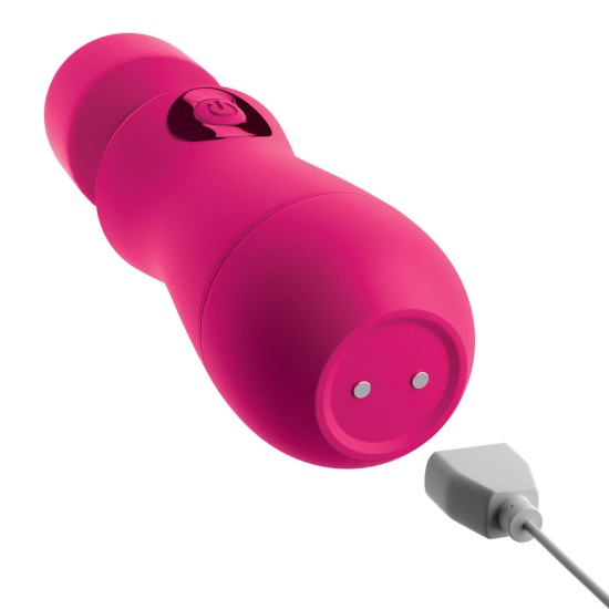 OMG Silicone Rechargeable Wand Pink