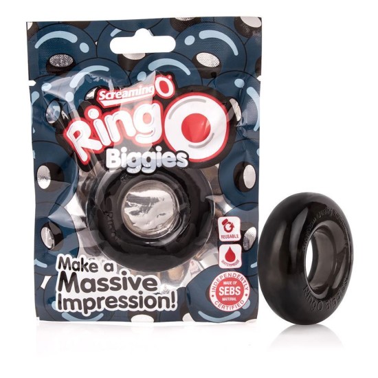 Screaming O RingO Biggies Black Cock Ring