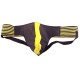 Rouge Garments Jock Black And Yellow