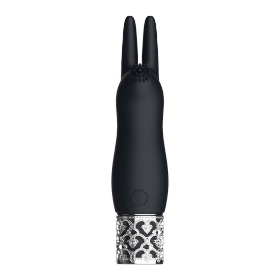 Royal Gems Elegance Rechargeable Silicone Bullet Black