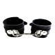 Rouge Garments Black Rubber Wrist Cuffs