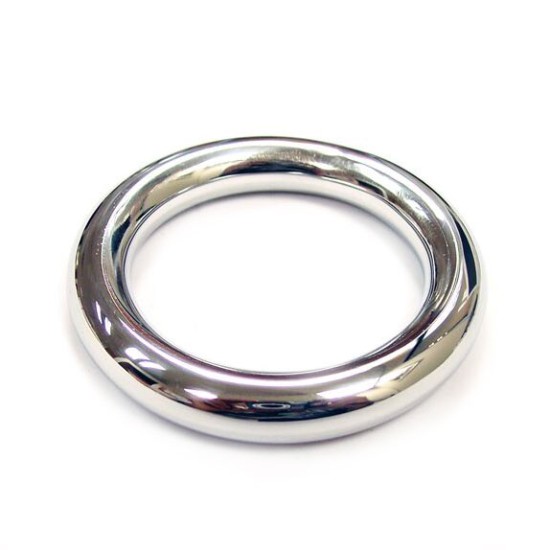 Rouge Stainless Steel Round Cock Ring 45mm