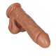 Emperor 7 Inch Life Like Dildo Flesh Brown