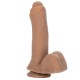 Uncut Emperor Realistic Brown Dildo