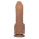 Uncut Emperor Realistic Brown Dildo