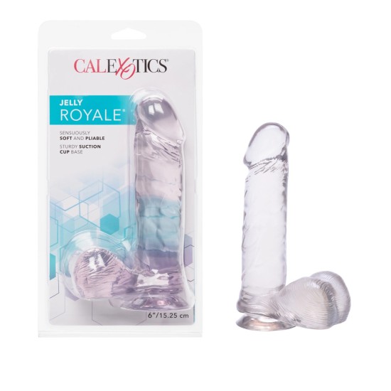 Jelly Royale 6 Inch Dong Clear