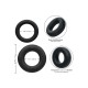 Link Up Optimum Vibrating Cock Ring Set Black