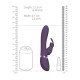 Vive Taka Triple Action Automatic Inflatable Vibrator Purple