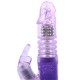 Rabbit Vibrator With Thrusting Motion Purple