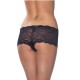 Black Lace Hotpants